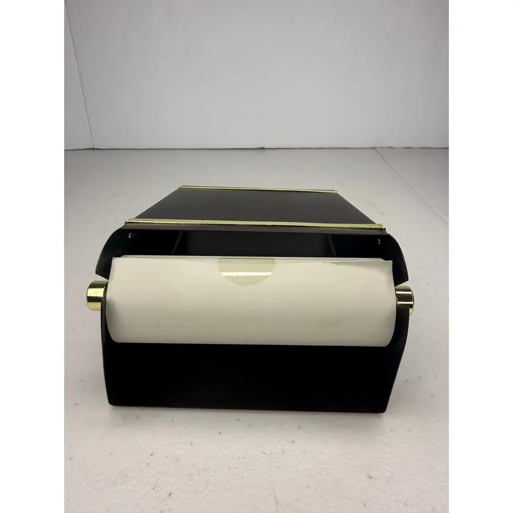 Hearth & Hand with Magnolia Metal Paper Note Roll Dispenser – Black & Gold